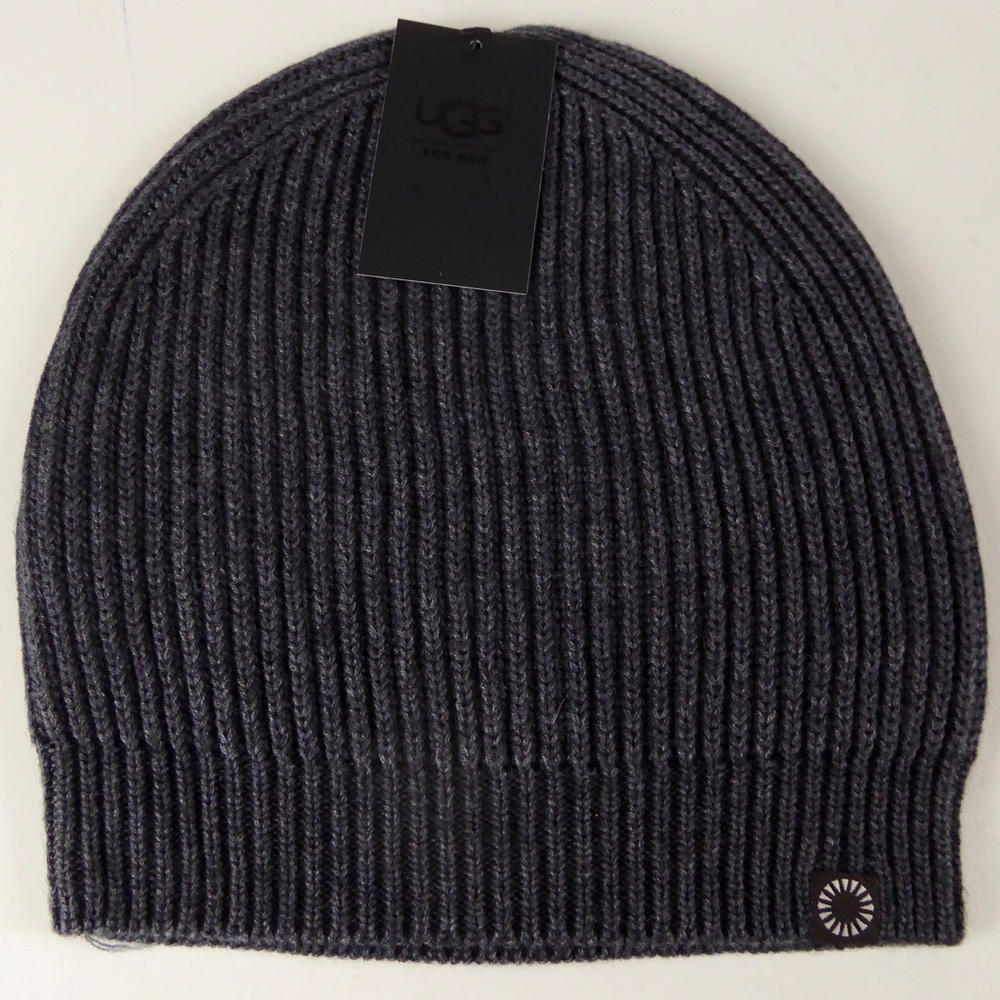 UGG Slouchy Knit Beanie 2 Hat Set Wool Blend NWT - Picture 5 of 8